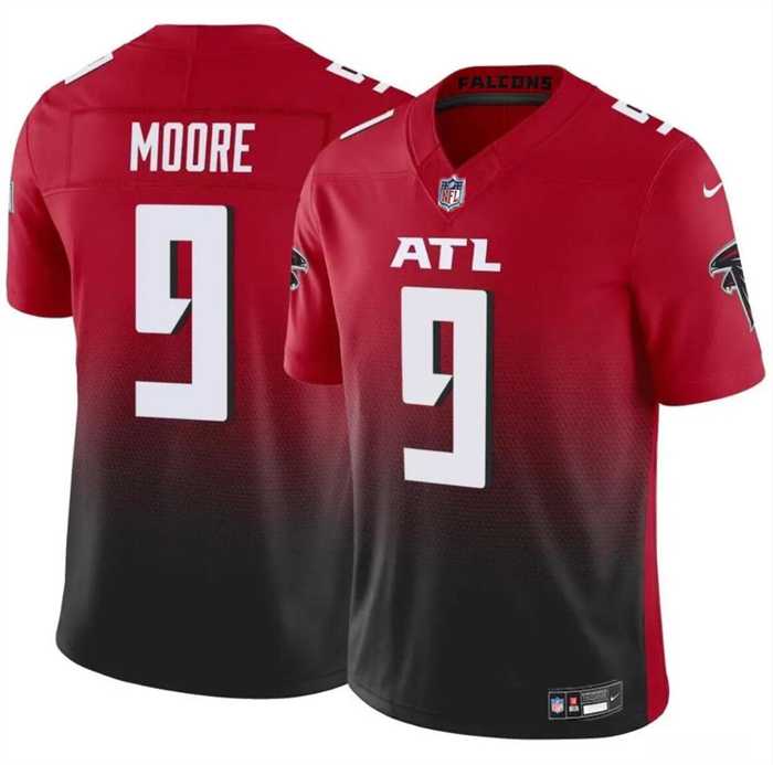 Men & Women & Youth Atlanta Falcons #9 Rondale Moore Red Black 2023 F.U.S.E Vapor Untouchable Limited Football Stitched Jersey->atlanta falcons->NFL Jersey